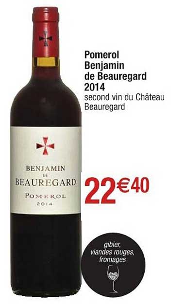 pomerol benjamin de beauregard 2014