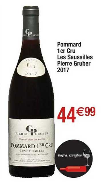 pommard 1er cru les saussilles pierre gruber 2017