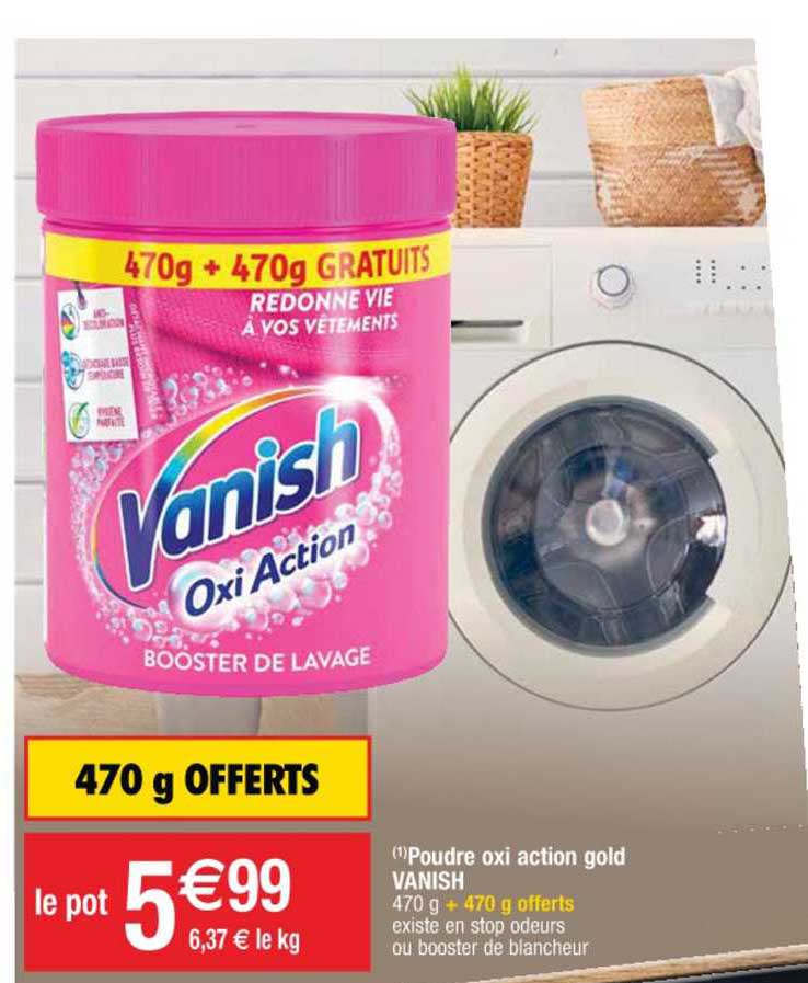 poudre oxi action gold vanish