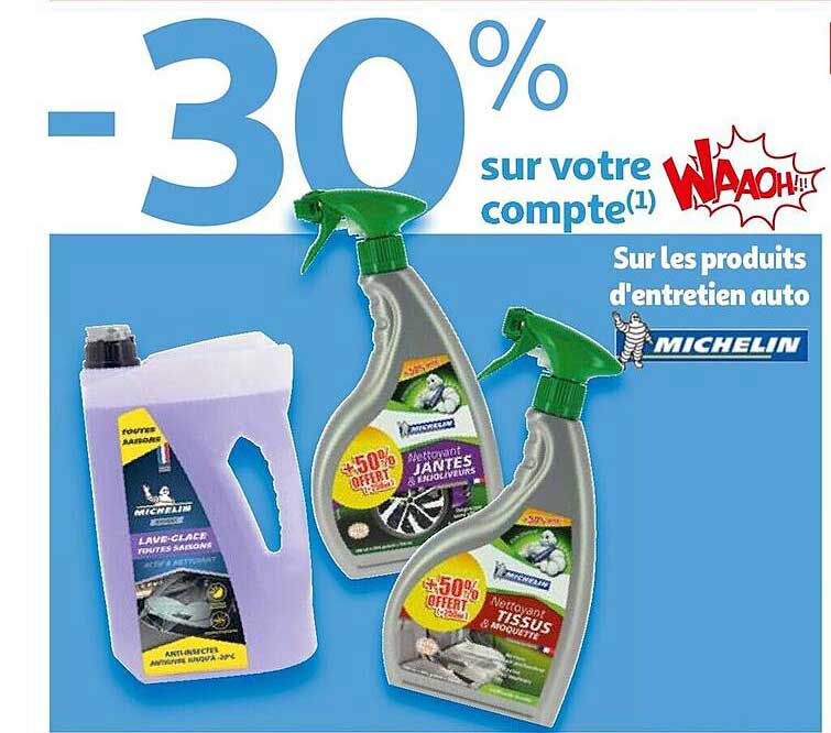 produits d'entretien auto michelin