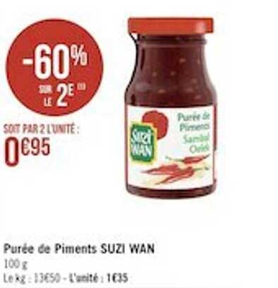 purée de piments suzi wan