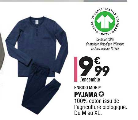 pyjama enrico mori