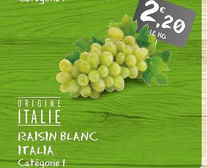 Raisin Blanc Italia