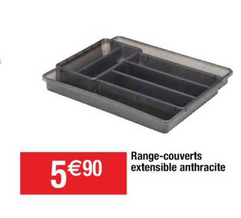 range-couverts extensible anthracite