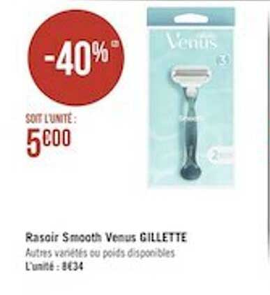 Rasoir Smooth Venus Gillette