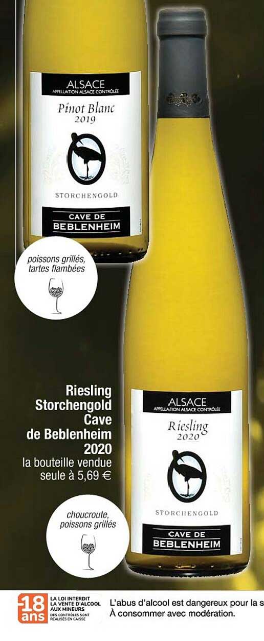 Riesling Storchengold Cave De Beblenheim 2020