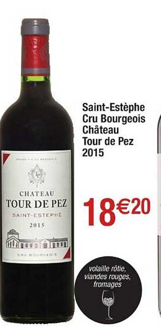 saint-estèphe cru bourgeois château tour de pez 2015
