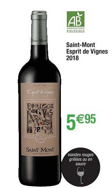 saint-mont esprit de vignes 2018