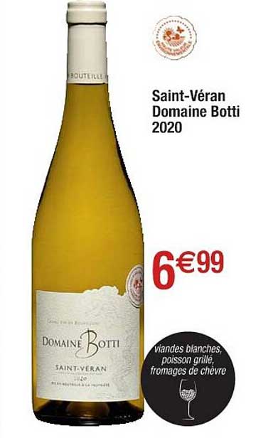 saint-véran domaine botti 2020