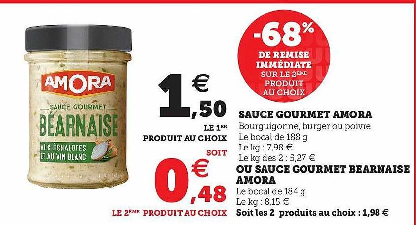 Sauce Gourmet Amora Ou Sauce Gourmet Béarnaise Amora