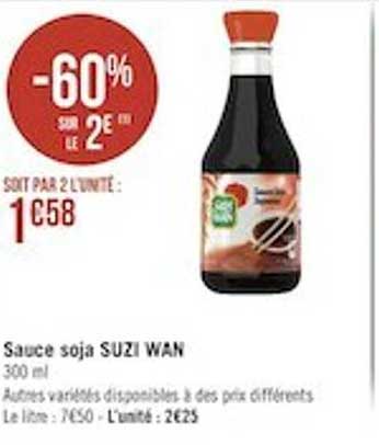 sauce soja suzi wan