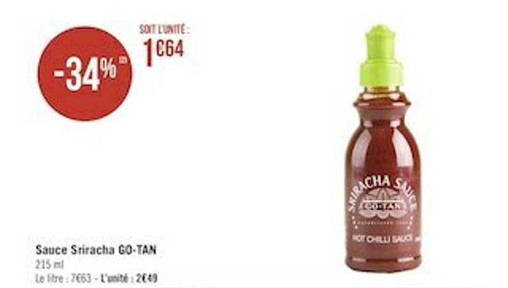 sauce sriracha go-tan