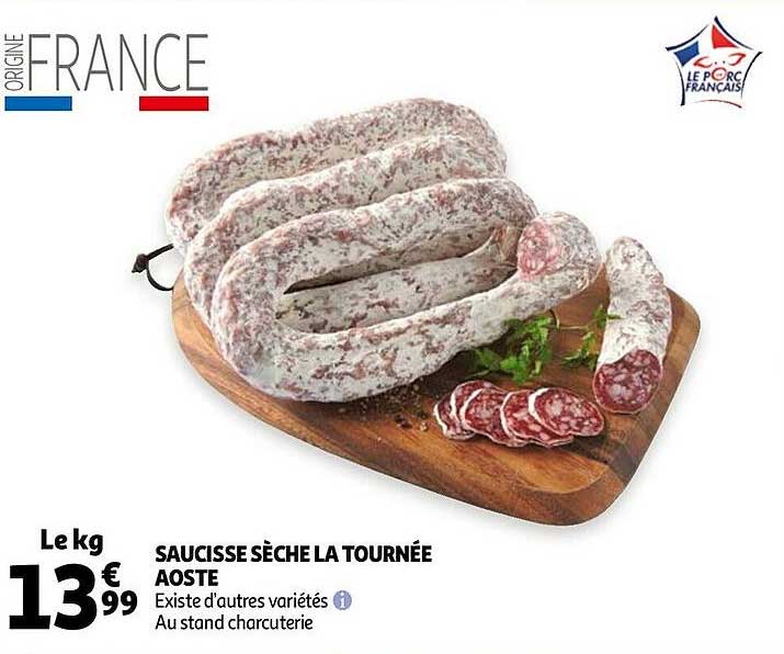 saucissse sèche la tournée aoste