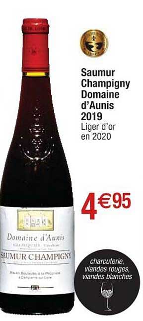 saumur champigny domaine d'aunis 2019