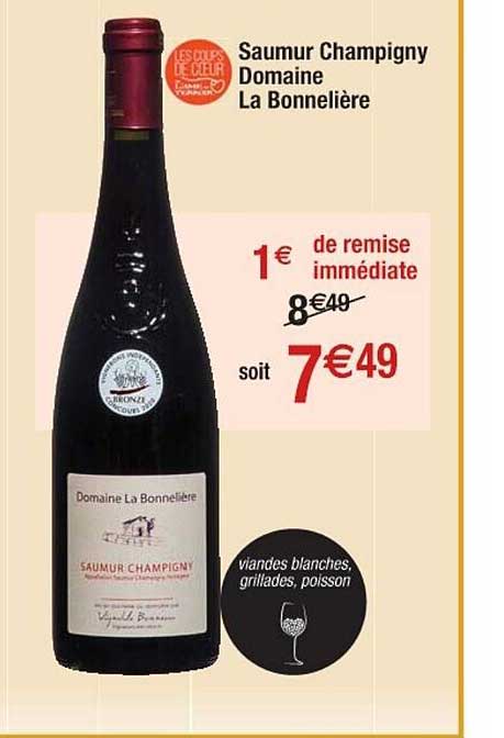 saumur champigny domaine la bonnelière