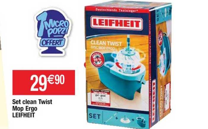 set clean twist mop ergo leifheit