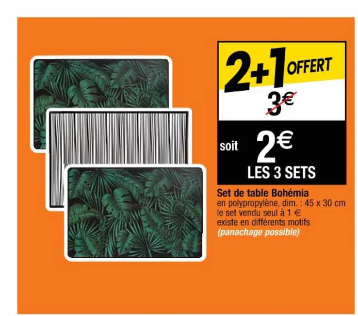 Set De Table Bohémia