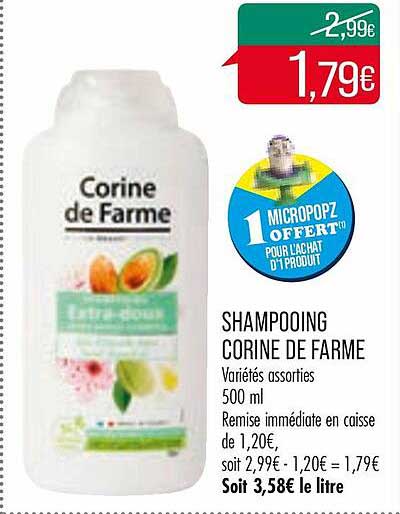 shampooing corine de farme
