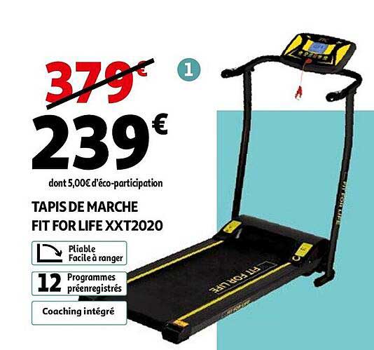 Tapis De Marche Fit For Life Xxt2020