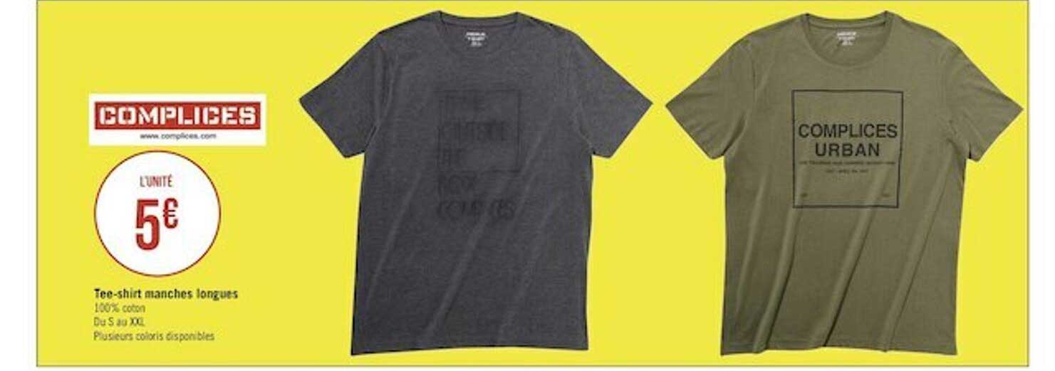 tee-shirt manches longues complices