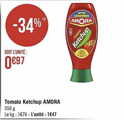 tomato ketchup amora