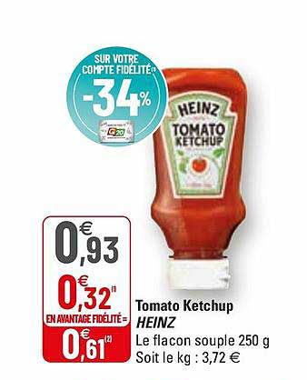 tomato ketchup heinz
