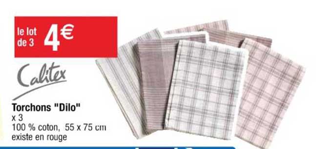 Torchons "dilo" Calitex