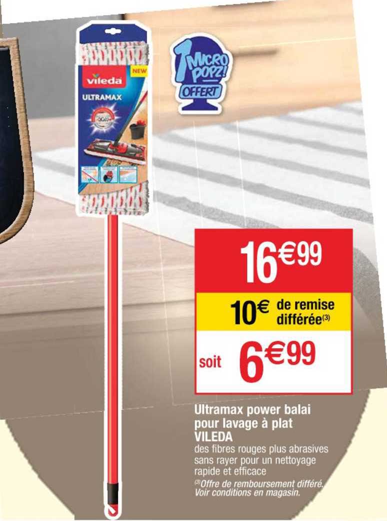 Ultramax Power Balai Pour Lavage à Plat Vileda