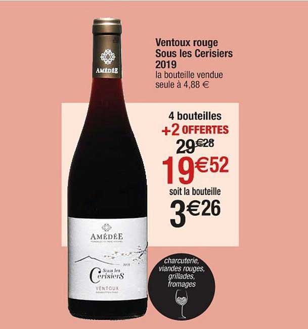 ventoux rouge sous les cerisiers 2019