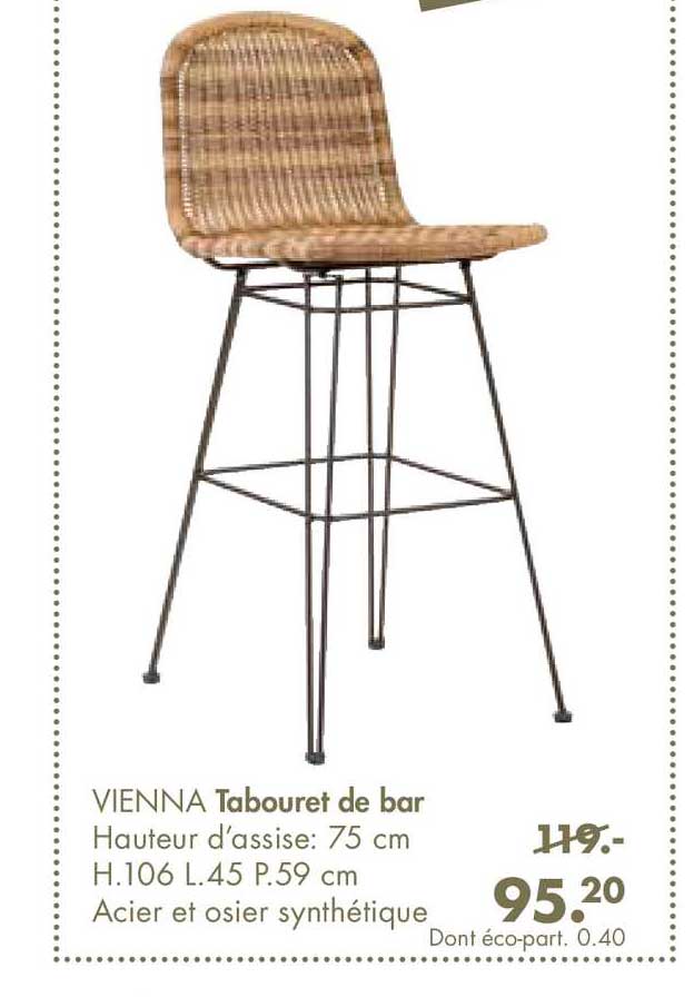Vienna Tabouret De Bar