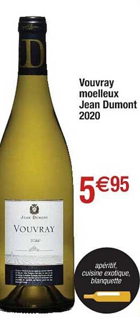 vouvray moelleux jean dumont 2020