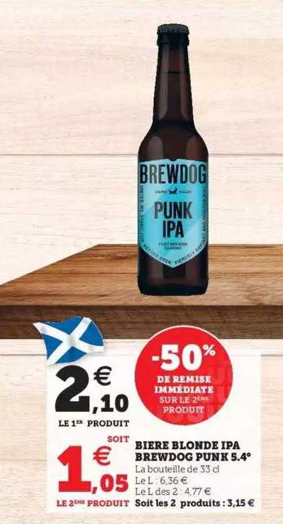bière blonde ipa brewdog punk 5.4°