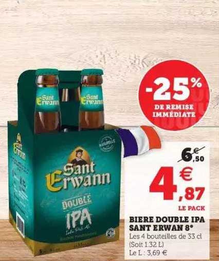 bière double ipa sant erwan 8°