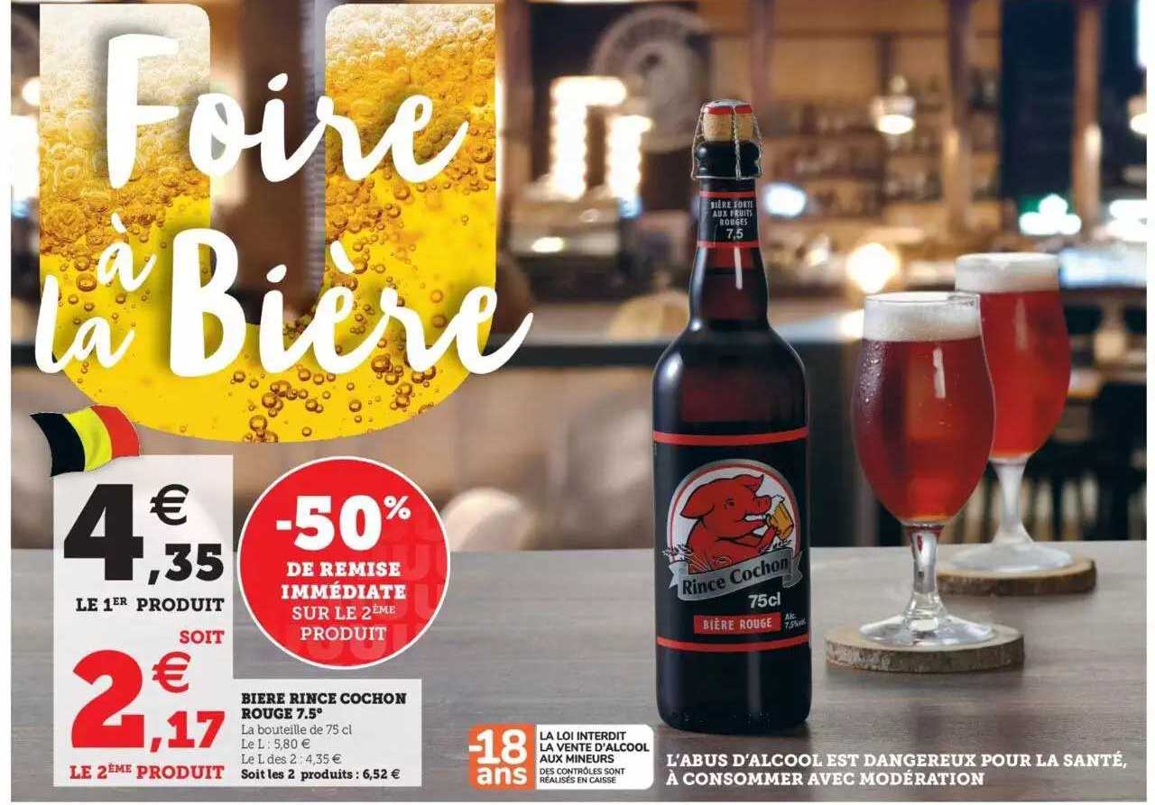 bière rince cochon rouge 7.5°