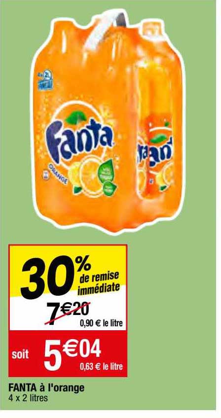 fanta à l'orange