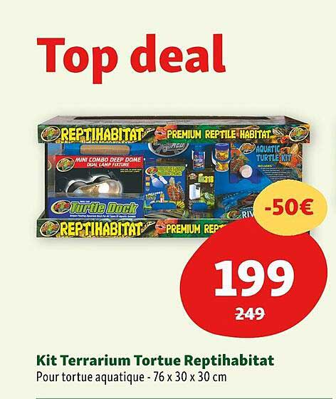 Kit Terrarium Tortue Reptihabitat