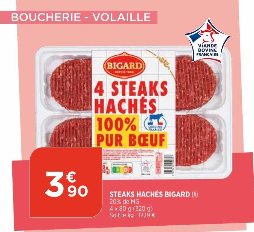 Steaks Hachés Bigard