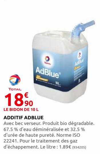 additif adblue total