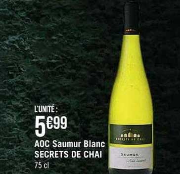 aoc saumur blanc secrets de chai