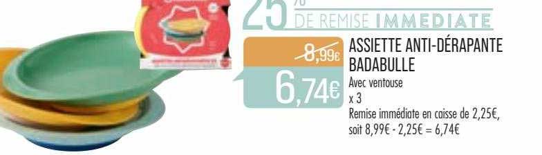 assiette anti-dérapante badabulle