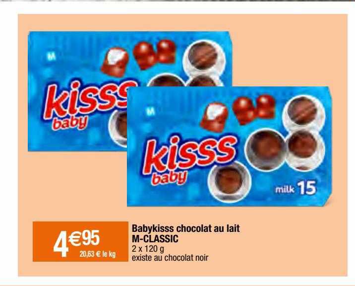 babykisss chocolat au lait m-classic