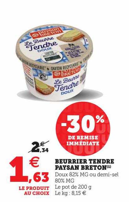 beurrier tendre paysan breton