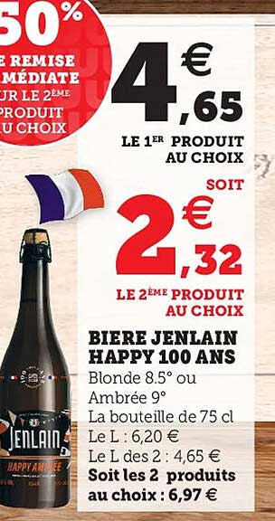 bière jenlain happy 100 ans