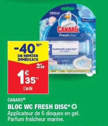 bloc wc fresh disc canard