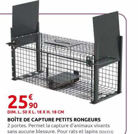 boîte de capture petits rongeurs