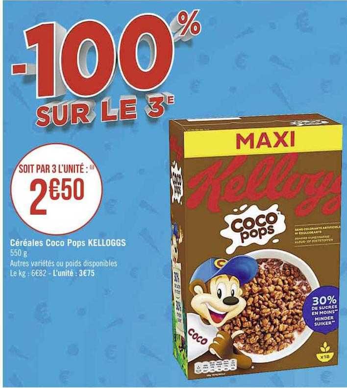 céréales coco pops kellogg's