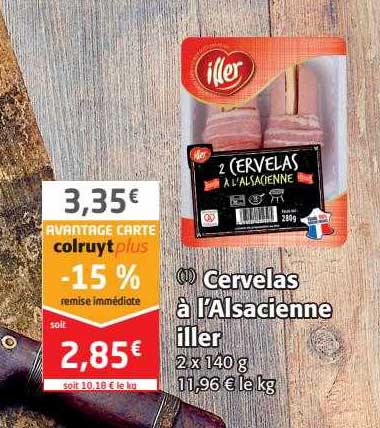 cervelas à l'alsacienne iller