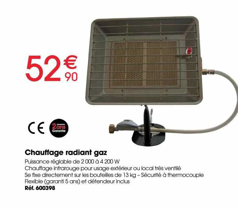 chauffage radiant gaz