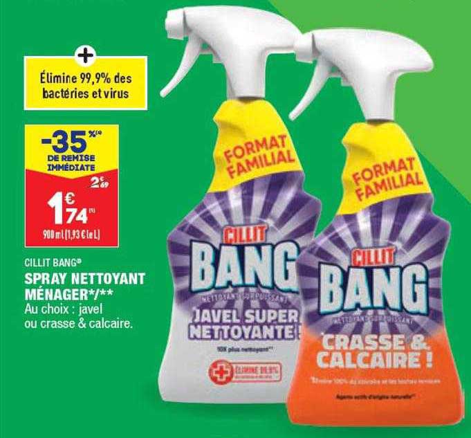 cillit bang spray nettoyant ménager