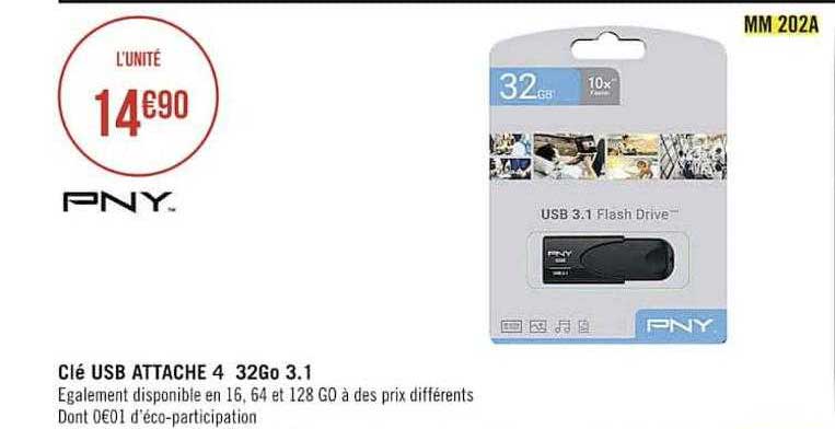 clé usb attache 4 32go 3.1